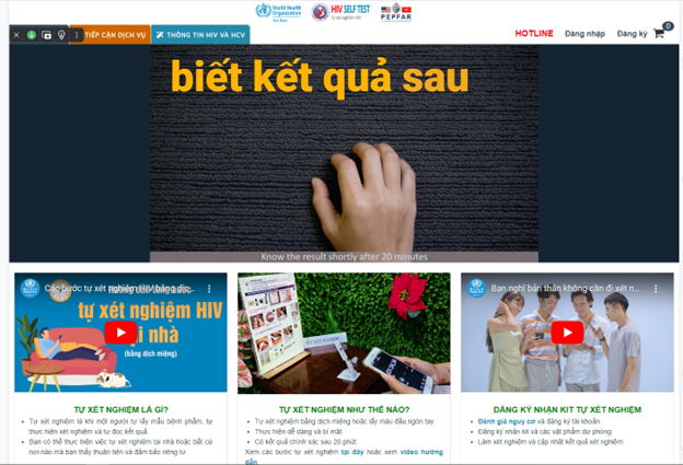 Chương trình tự xét nghiệm HIV qua hình thức Online tại Khánh Hòa